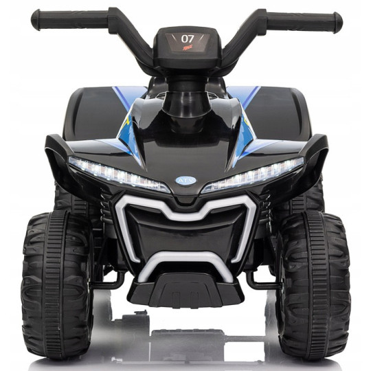 Batéria de patinaj Quad Kids E-ATV de culoare neagră