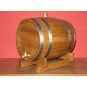 Butoi mare din stejar pentru alcool 30L cu interior ars