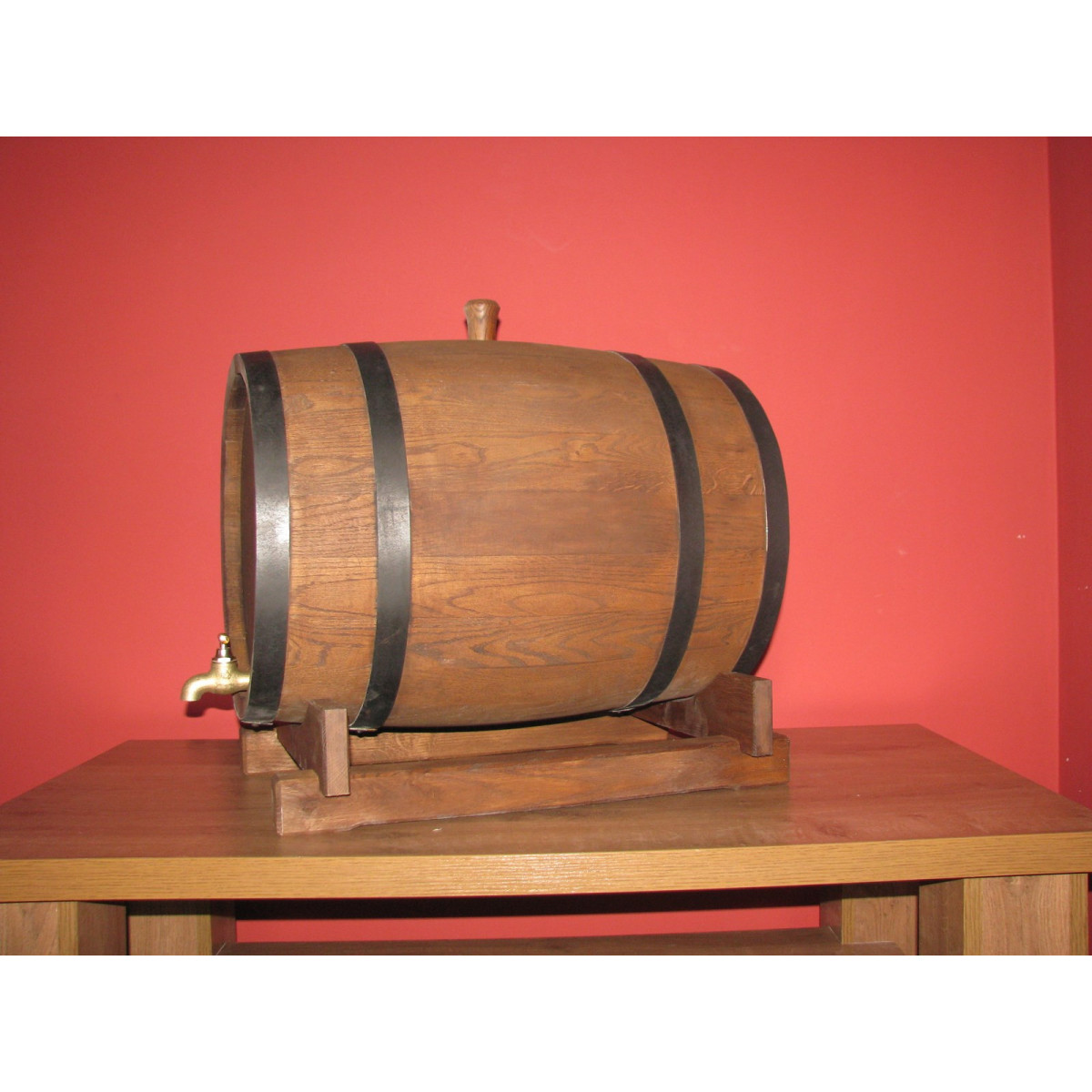 Butoi mare din stejar pentru alcool 30L cu interior ars