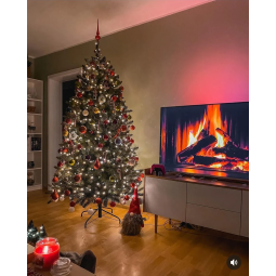 Frumos brad artificial de Crăciun, brad caucazian, 240 cm PREMIUM