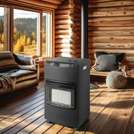 Pârghie de gaz pentru butelii 4,2 kW – pliabilă, cu regulator și furtun CE