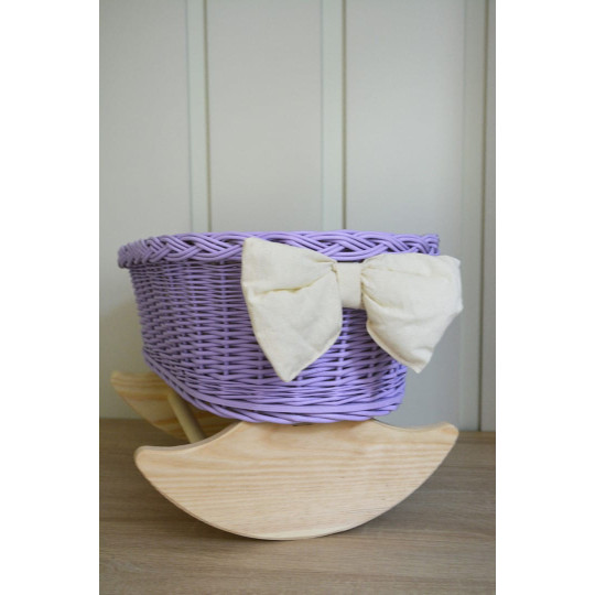 Levănțițe de lavandă pentru păpuși cu umplutură de culoare ecru