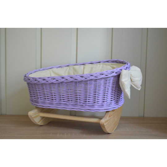 Levănțițe de lavandă pentru păpuși cu umplutură de culoare ecru