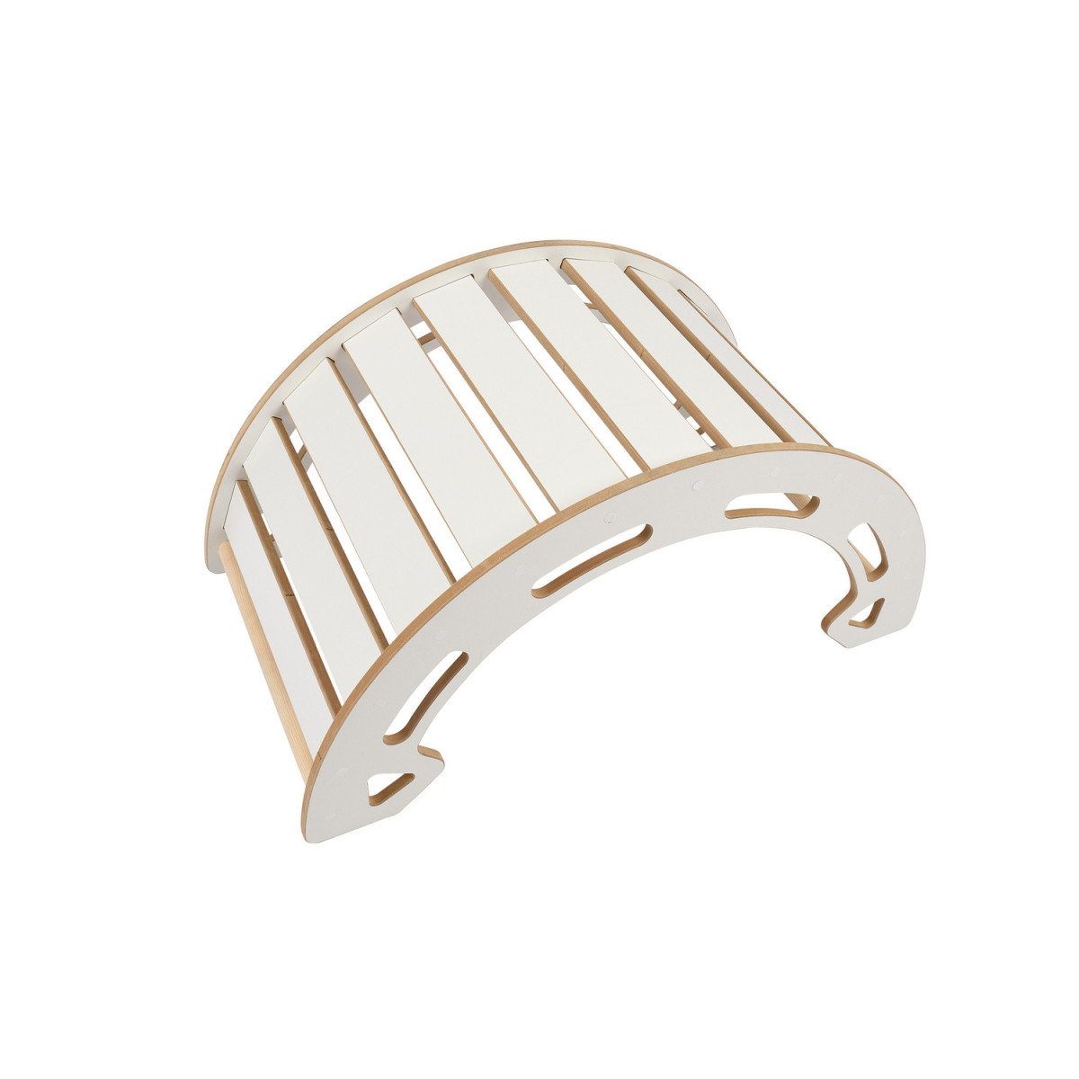 Hojdacie lôžko Montessori pre rozvoj motoriky veľké so zeleným vankúšom