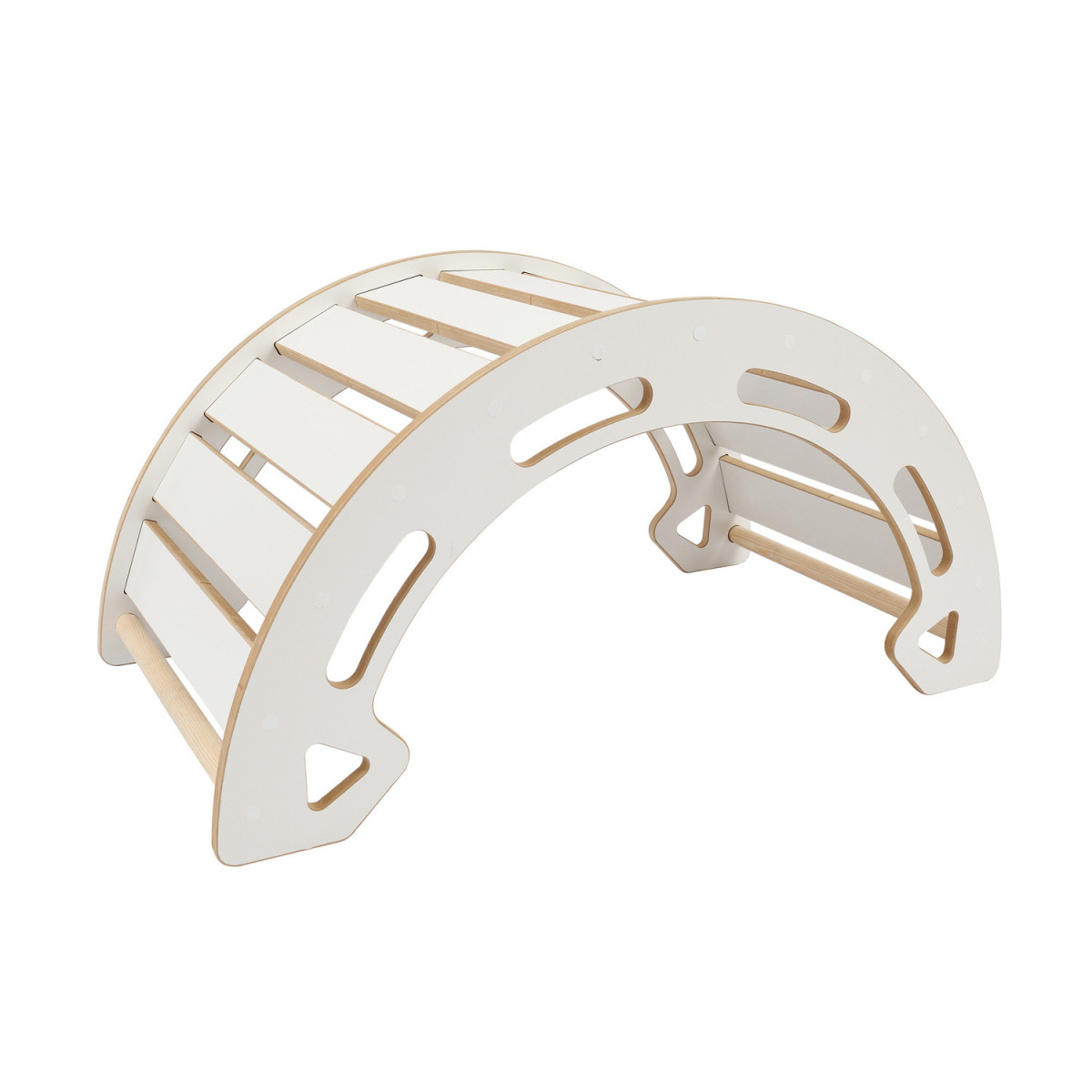 Balanțoare mare pentru dezvoltarea motricității cu perna albastră