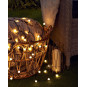 Sferice lumini, 100LED, alb cald