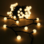 Sferice lumini, 100LED, alb cald