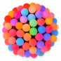 Sfeșnice rotunde colorate 100LED, 10m