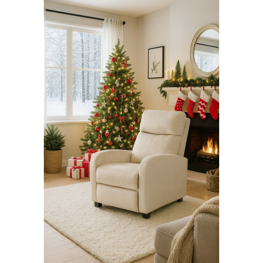 Zamălate bej rozkleanțează fotoliu