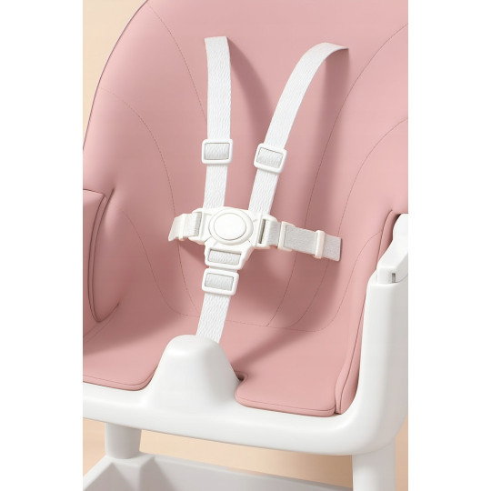 Bancă pliantă roz pentru copii, 4 în 1