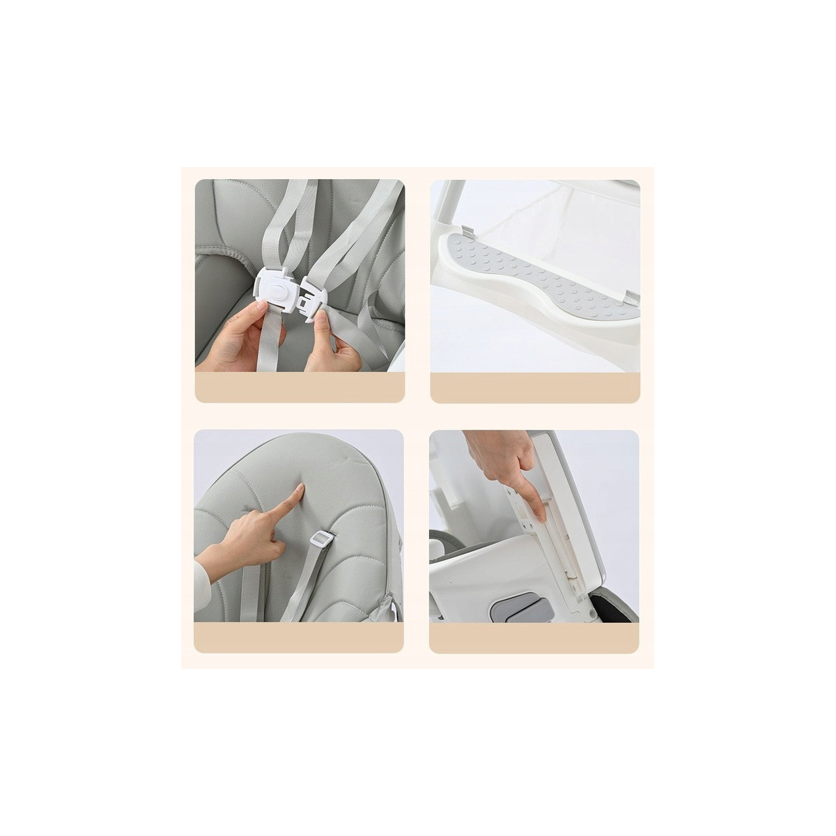 Bancă pliantă roz pentru copii, 4 în 1