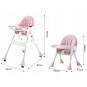 Bancă pliantă roz pentru copii, 4 în 1