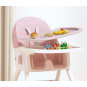 Bancă pliantă roz pentru copii, 4 în 1
