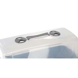 Masa elegantă de seră cu capac 76 x 38 x 83cm ANTRACIT