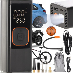 Pompă portabilă cu acumulator - compresor 12V pentru mașină