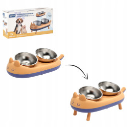 Sachet de două boluri din inox pentru animale de companie 41x20,5x15