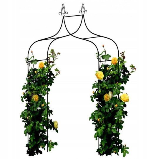 Pergolă de grădină 150 x 37 x 240 CM cu ancorare