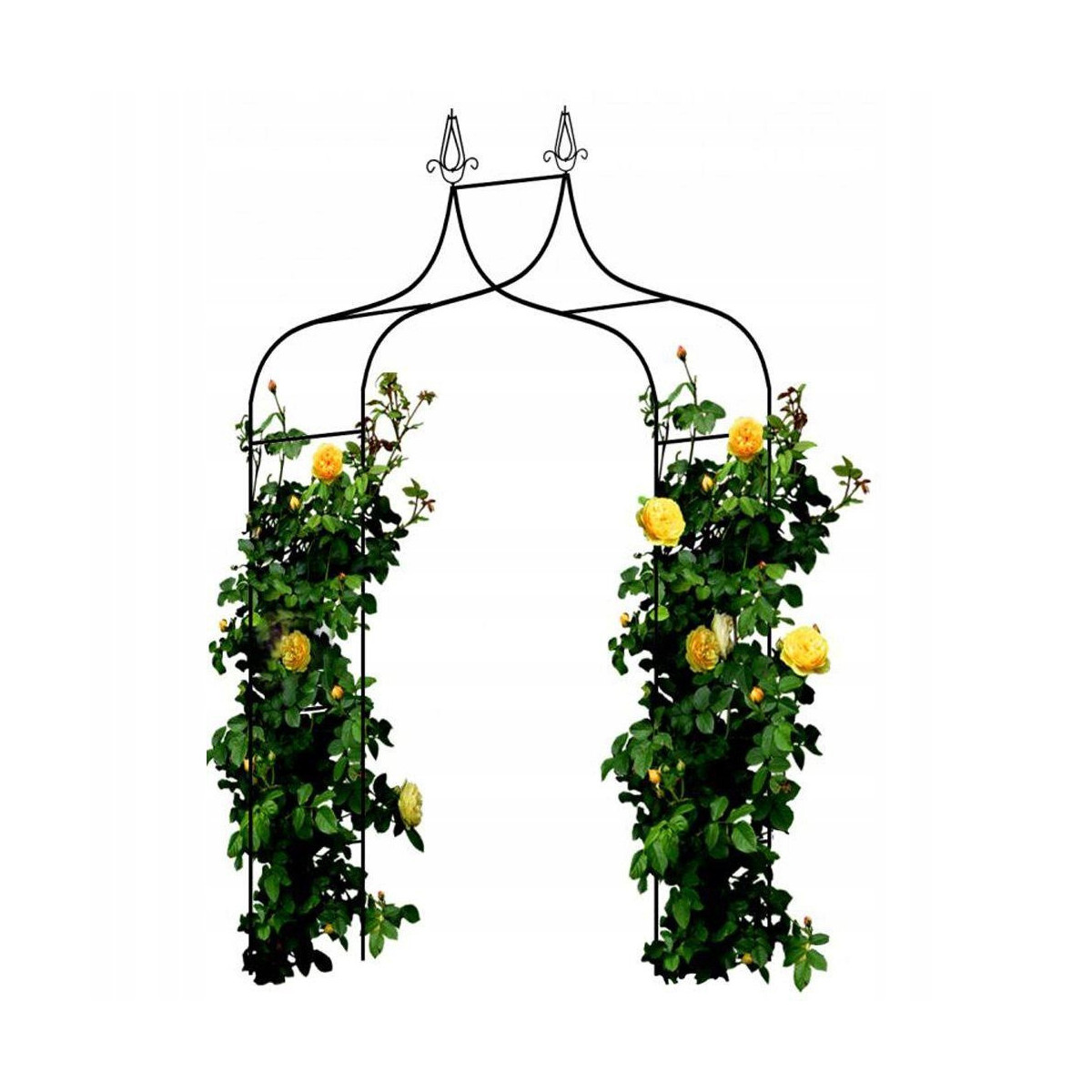 Pergolă de grădină 150 x 37 x 240 CM cu ancorare