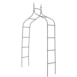 Pergolă de grădină 150 x 37 x 240 CM cu ancorare