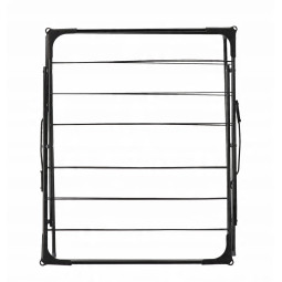 Suport pentru rufe negru 62 x 51 înălțime 136,5 CM