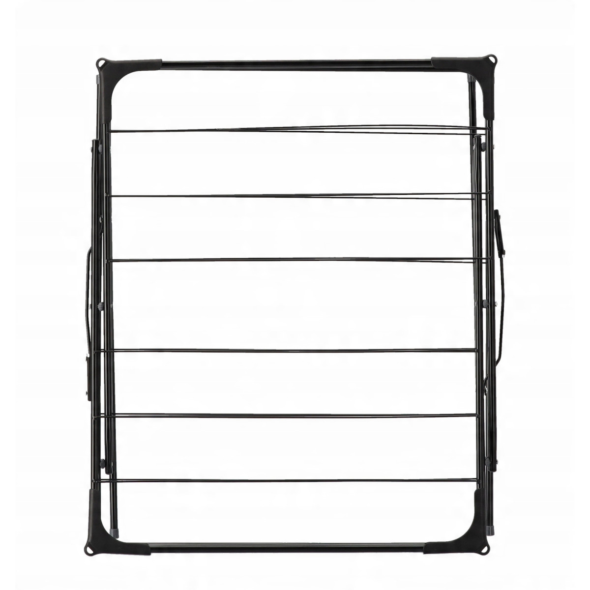 Suport pentru rufe negru 62 x 51 înălțime 136,5 CM