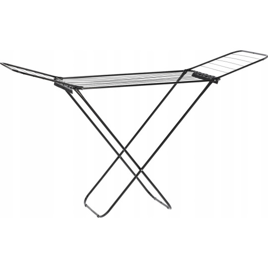 Suport de uscare cu două suporturi pentru șosete 180 x 55 x 102 cm