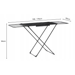 Practică uscător de rufe telescopic