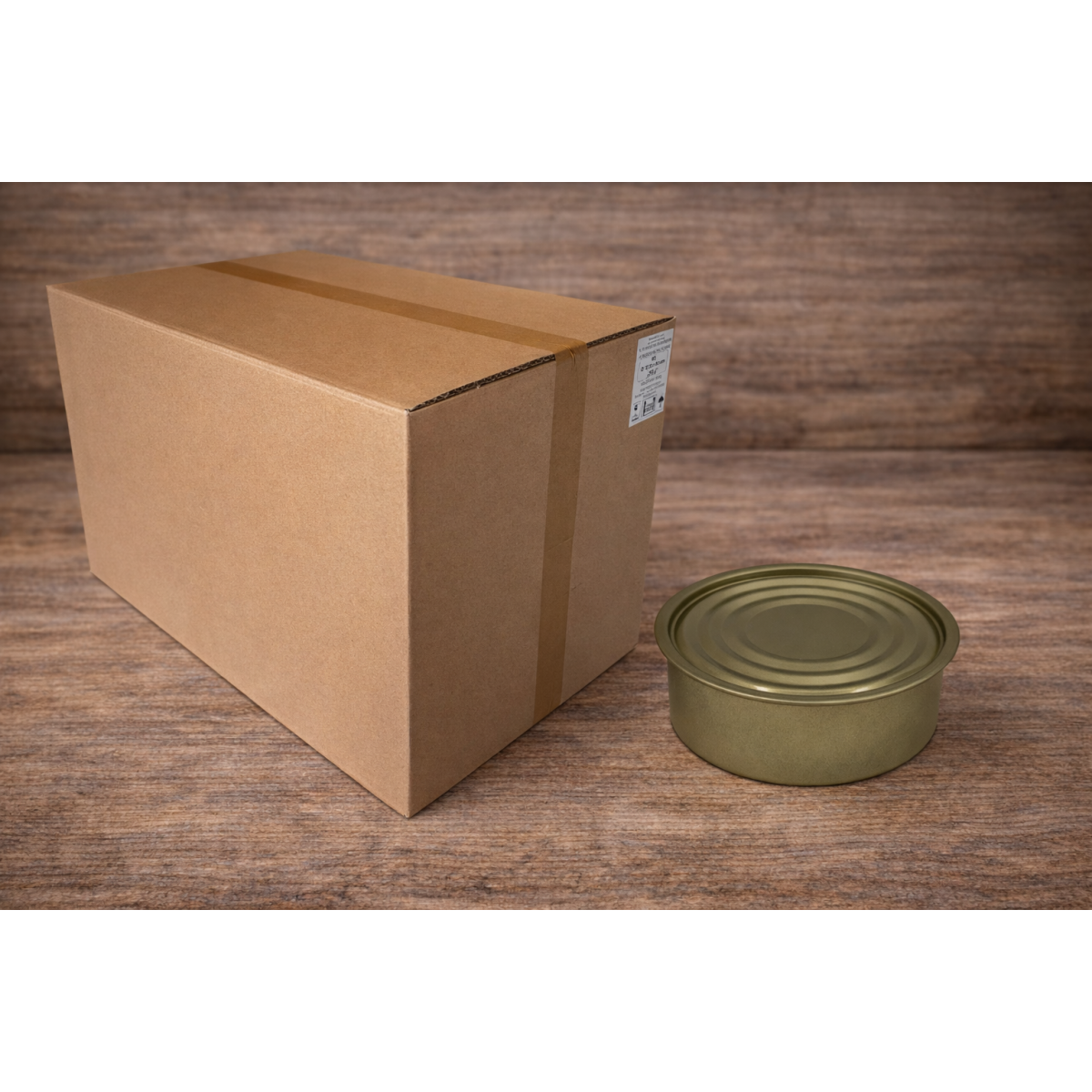 Conservă metalică 99×31 mm–250 g, 250 buc.