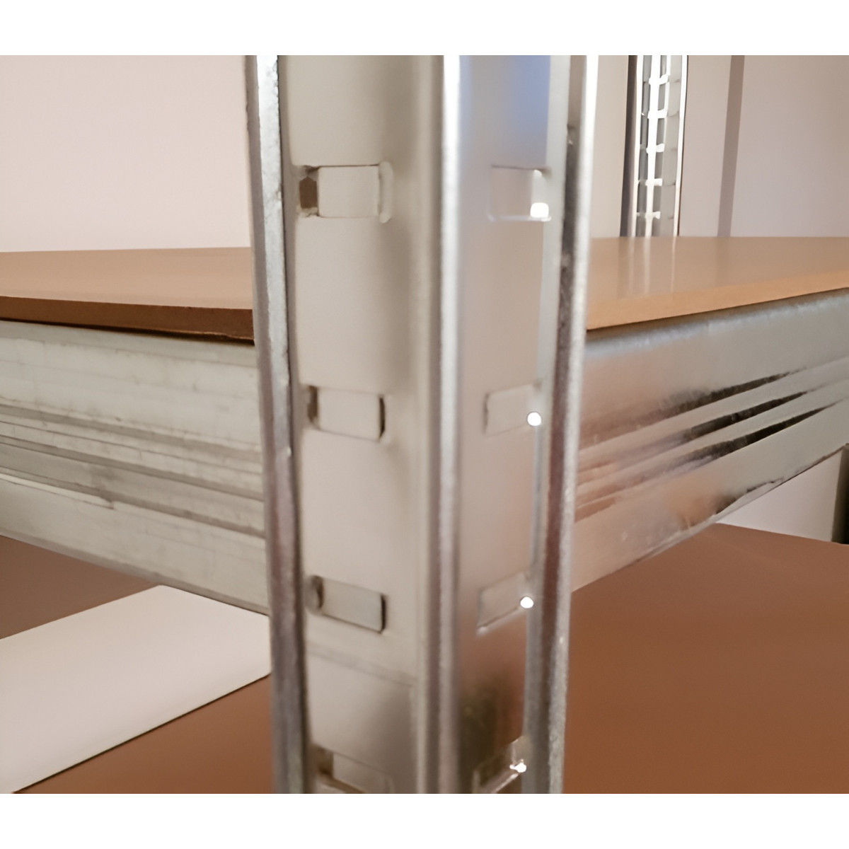 2 bucăți - Raft metalic de depozitare RM01 - 5 polițe, 150×75×30 cm, capacitate de încărcare 875 kg