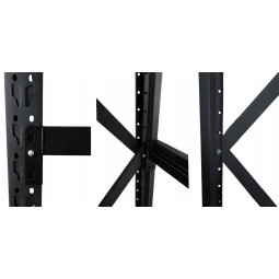 Raft metalic profesional RM03–4 cu 4 rafturi, 200×200×50 cm, capacitate de încărcare 800 kg