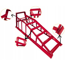 Kiturile metalice pentru automobile - set de 2 bucăți, capacitate de 2 tone