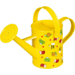 Krhličă pentru copii de culoare galbenă cu animale