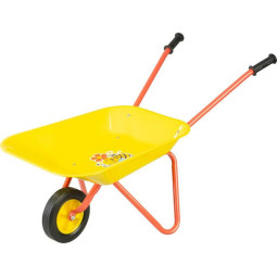 Detský fúrik pentru micii grădinari, de culoare galbenă