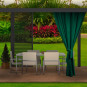 Perdele de grădină impermeabile de culoare verde
