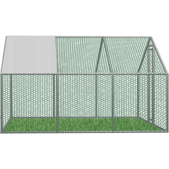 Curte pentru păsări, închisoare pentru animale 4,5 x 3 x 1,95 m
