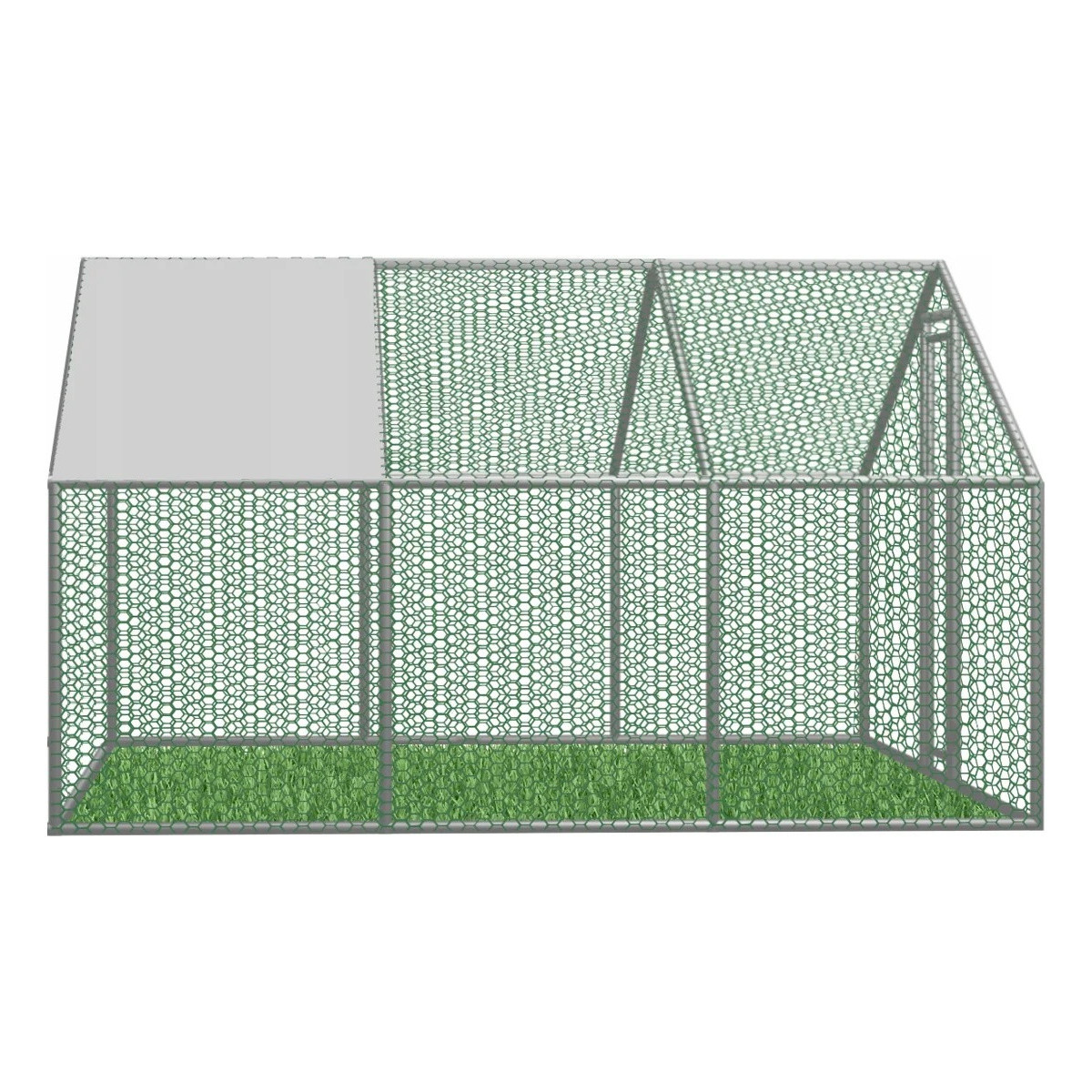 Curte pentru păsări, închisoare pentru animale 4,5 x 3 x 1,95 m