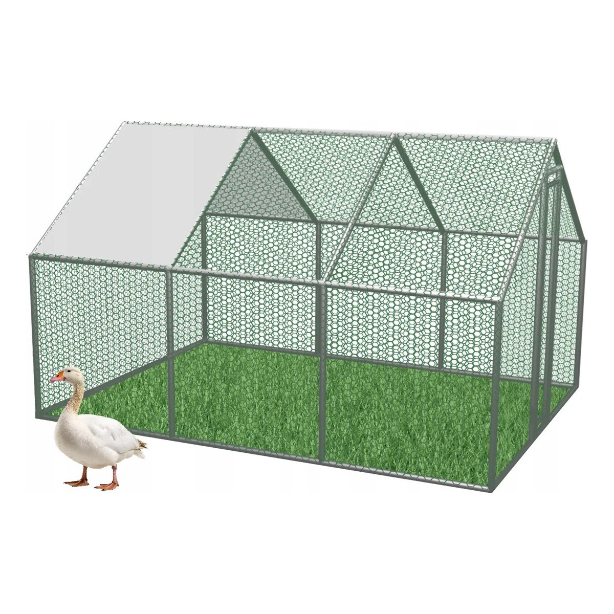 Curte pentru păsări, închisoare pentru animale 4,5 x 3 x 1,95 m