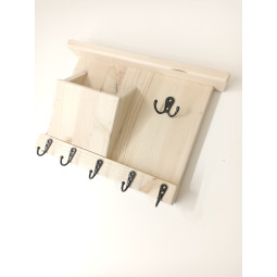 Dulap pentru chei din brad natural