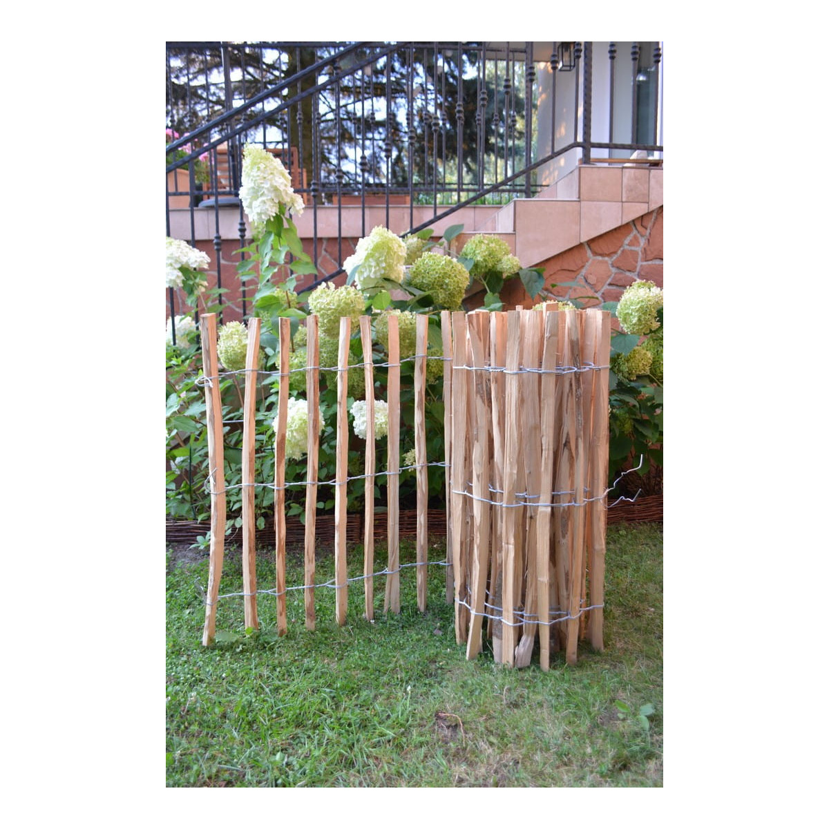 Gardina naturală din nog strain 70 × 300 cm – legată manual