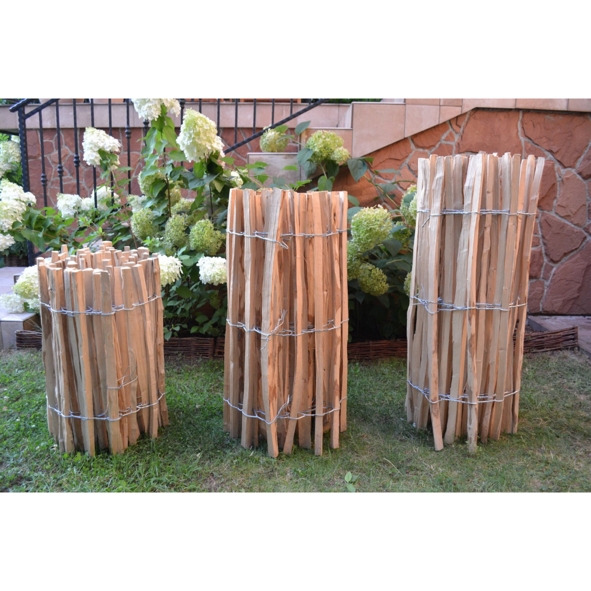 Război de alun natural legat manual 70×500 cm