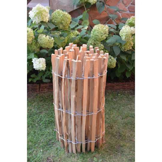 Gardă naturală din alun 70 × 500 cm – legată manual