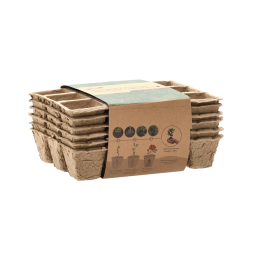 Sunt set de 6 bucăți de palete de plantat din turbă 21 × 17 × 4,5 cm