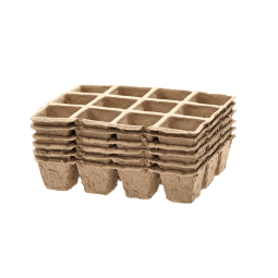 Sunt set de 6 bucăți de palete de plantat din turbă 21 × 17 × 4,5 cm