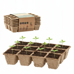 Sunt set de 6 bucăți de palete de plantat din turbă 21 × 17 × 4,5 cm