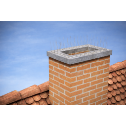 Protecție anti-păsări cu două rânduri de țepi PL2TS pentru balcoane și cornișe