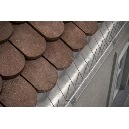 Protecție cu țepi pentru jgheaburi împotriva păsărilor PL2T