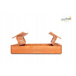 Piscină de nisip impermeabilizată de calitate, cu dimensiunea de 120x120 cm