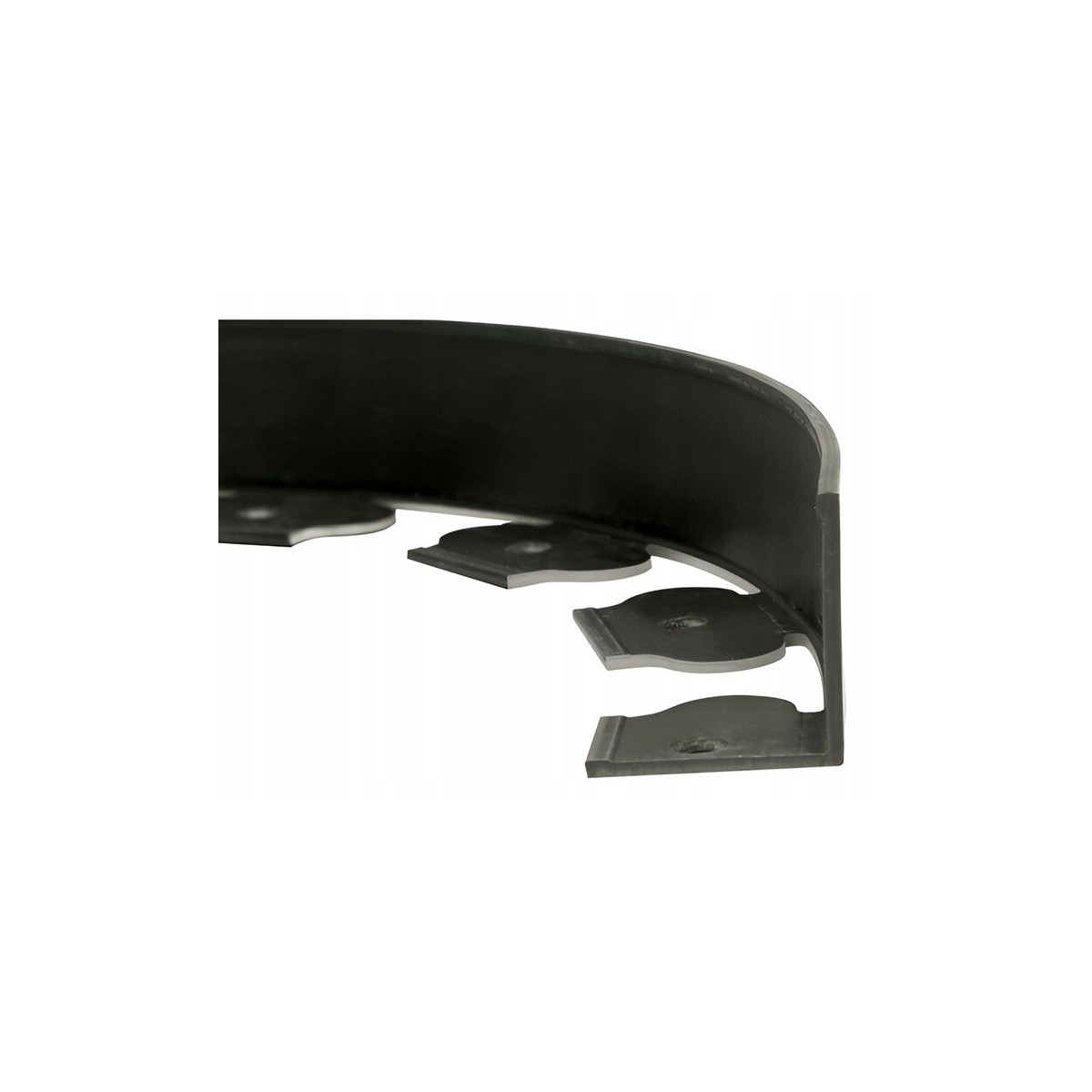 Kvalitative borduri pentru gazon 6 cm x 10 m în culoarea neagră + 20 de cuie în ambalaj