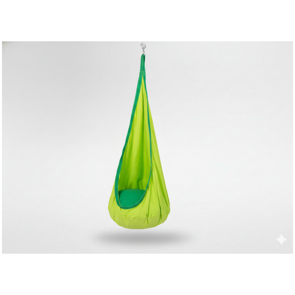Hojdață suspendată pentru copii de culoare verde