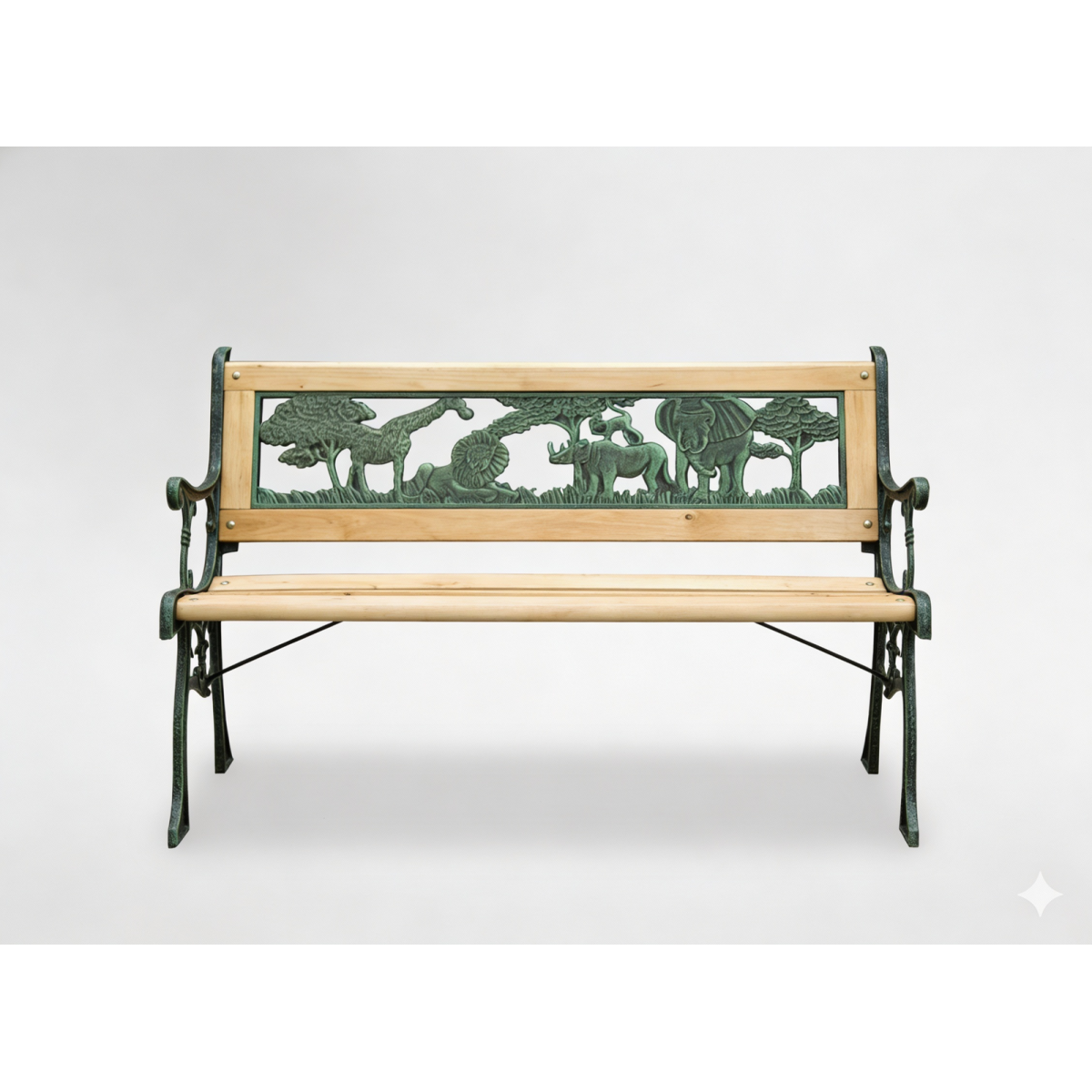 Vzorată bancă pentru copii în grădină 82 x 39 x 50 cm